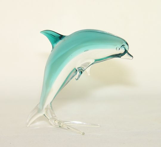 Delphin groß springend Höhe ca. 16  cm Breite ca. 11  cm