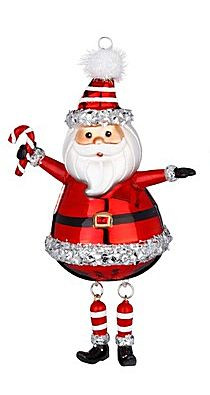 Weihnachtsmann mit Schlackerbeinen Höhe 15cm