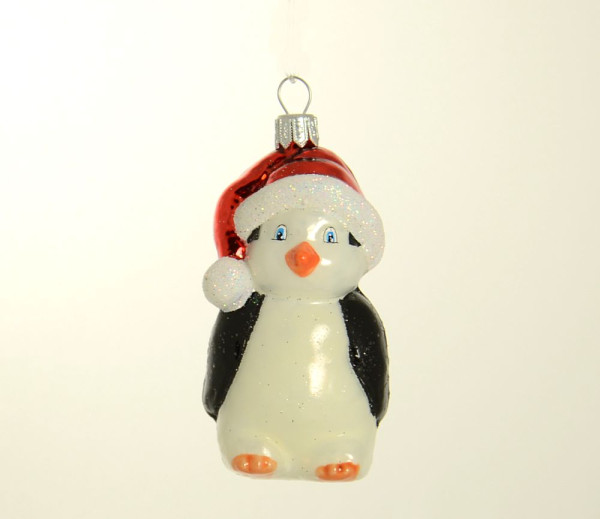 Pinguin mit Mütze Höhe 9 cm  Breite 4 cm
