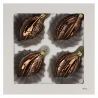 Eiform,4-fach,Eiszapfentwist,lack mocca Eiform,4-fach,Eiszapfentwist,lack mocca