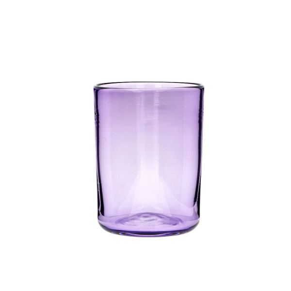 Wasserglas klein hyazinth Höhe ca. 9 cm  Durchmesser 7 cm
