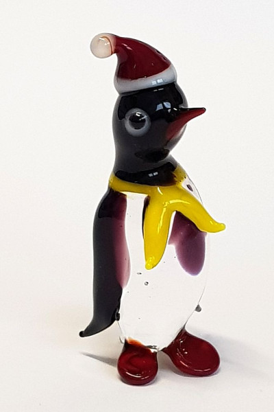 Pinguin mit Mütze Höhe ca. 7 cm