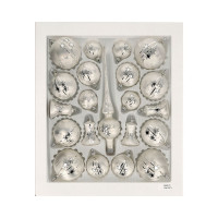 Sortiment 21teilig Eis weiß Sternregen Sortiment 21teilig Eis weiß Sternregen