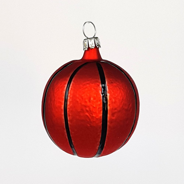 Basketball orange, schwarz Höhe ca. 6cm Breite ca. 5cm