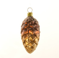 Tannenzapfen bronzegold  braun Höhe 8 cm  Breite 4 cm Tannenzapfen bronzegold  braun Höhe 8 cm  Breite 4 cm