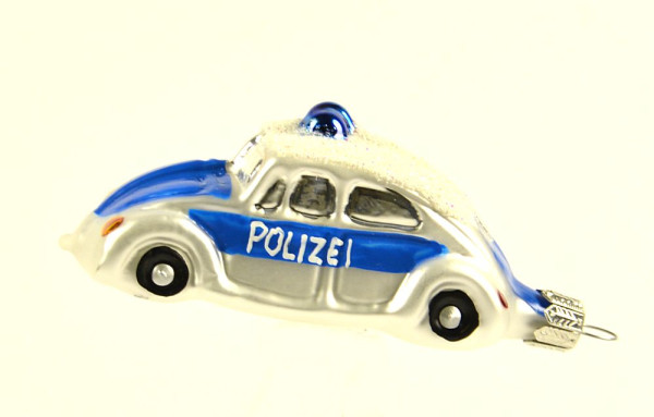 Polizeiauto mit Blaulicht Länge ca. 8 cm Höhe ca. 4 cm