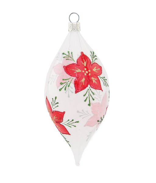 Olive 12cm "Weihnachtsstern" perl-weiß 3603