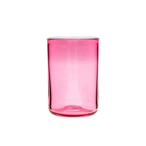 Wasserglas klein rubinrot Höhe ca. 9 cm  Durchmesser 7 cm