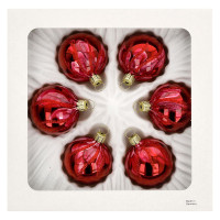 Kugel 5cm magenta marmor Flammendach 6 fach bord. Glimmer mundgeblasen hangemalt Kugel 5cm magenta marmor Flammendach 6 fach bord. Glimmer mundgeblasen hangemalt