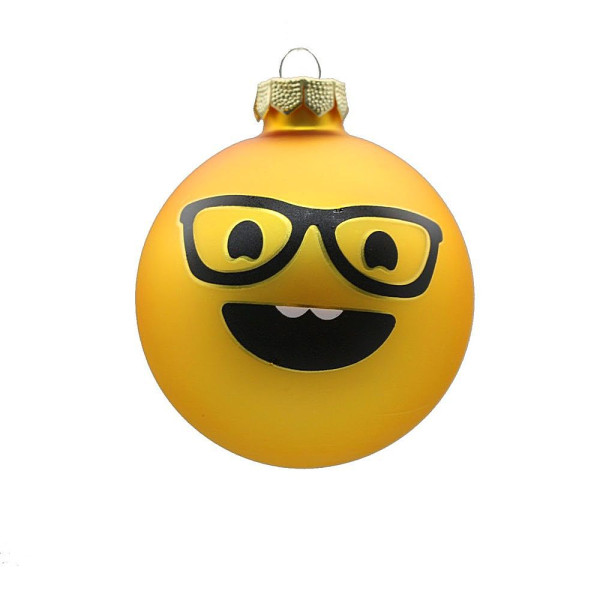 Mini Emoji aus Glas Durchmesser 4 cm