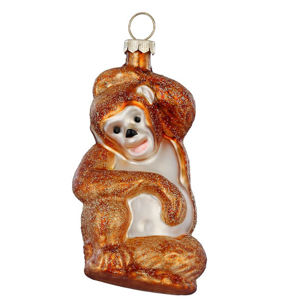 Affe braun Höhe 8cm Breite 4cm