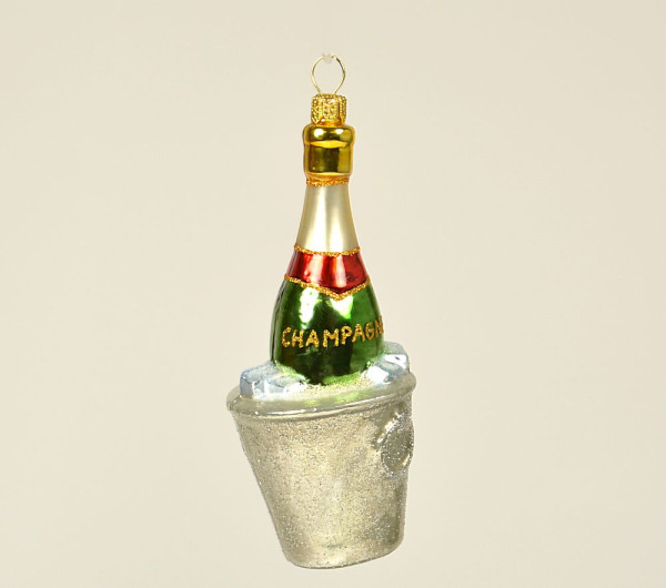 Champagner-Flasche Höhe 12 cm  Breite 5 cm