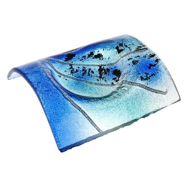 Kerzenschale Blue Dream Länge 13cm Breite 12cm