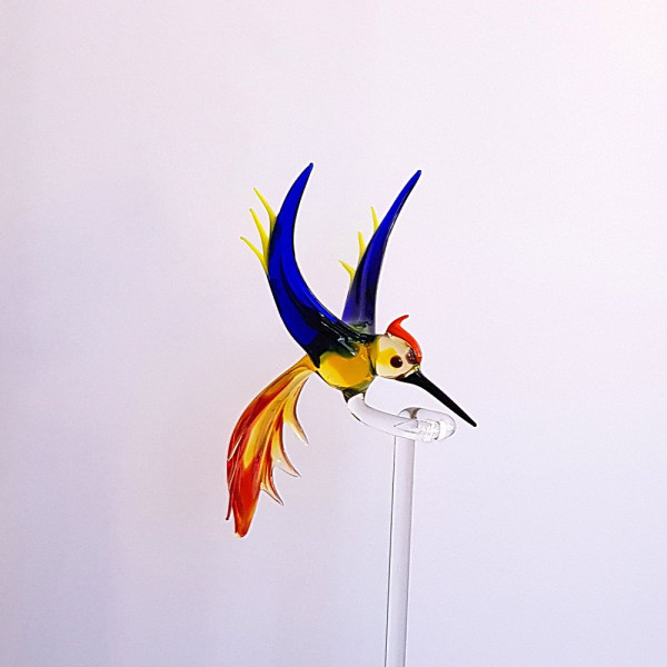 Blumenstab Kolibri Gesamtlänge mit Stab: etwa  45 cm