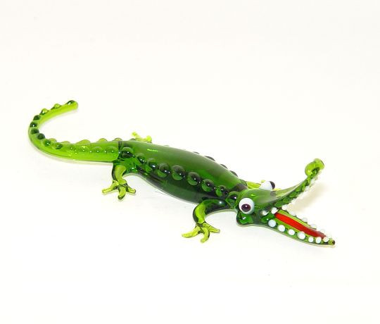 Krokodil grün 11560, Länge ca. 13 cm