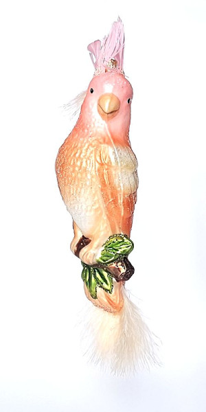 Papagei orange Höhe ca. 15 cm Breite 5,5 cm
