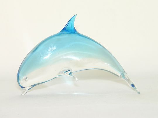 Delphin klein tauchend Länge ca. 10 cm Höhe ca. 7 cm
