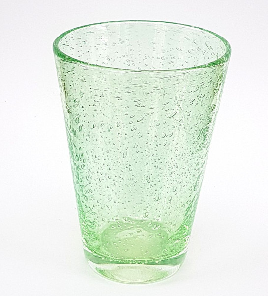 Wasserglas Bubble Moosgrün Höhe ca. 12 cm Inhalt  ca. 0,4 l