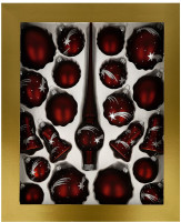 Komplettkasten 21-teilig, Antikrot Komet silber NEU LAUSCHAER CHRISTBAUMSCHMUCK handgemalt,mundgeblasen Komplettkasten 21-teilig, Antikrot Komet silber NEU LAUSCHAER CHRISTBAUMSCHMUCK handgemalt,mundgeblasen