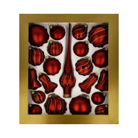 21-teilig ochsenblut matt, Twist mit Uni-Kugeln NEU 21-teilig ochsenblut matt, Twist mit Uni-Kugeln NEU